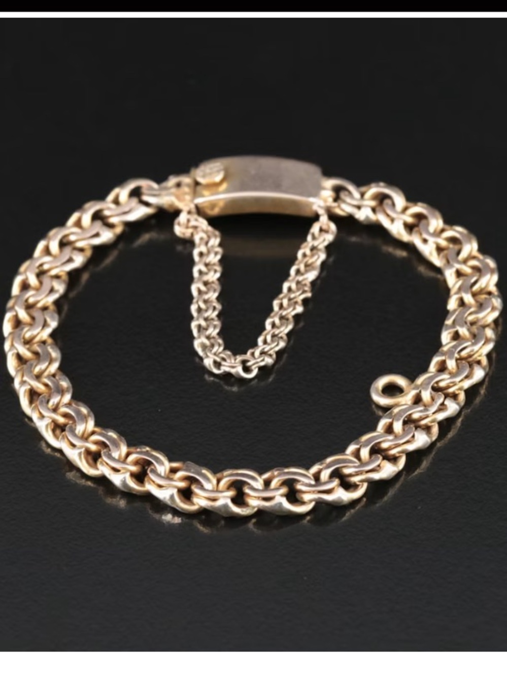 Sterling Double Link Chain Bracelet
